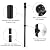 Yeesun Flag Pole,6FT American Flag Pole & Bracket-Flagpoles for 3 x 5 Flags Holder for House Porch & Outdoor,Tangle Free and Wall Mount Flag Pole Kit (Without flag,Black)