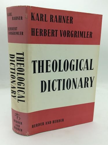 Theological Dictionary [Unknown] B000NXFZRC Book Cover