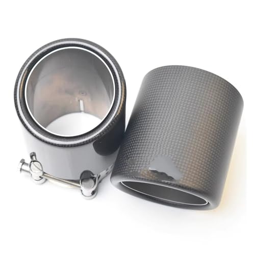 Embouts d'échappement voiture carbone 101mm silencieux pour CX-3 CX-5