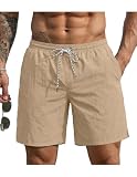 Ekouaer Mens Swim Trunks 7 Inch Quick Dry Board Shorts Swimw...