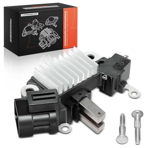 Frankberg Alternator Voltage Regulator Car Generator 2-Pin Compatible with 145 146 147 B.r.a.v.a Doblo Delta II Marea Punto Lybra Astra Vectra Replace# 06204189