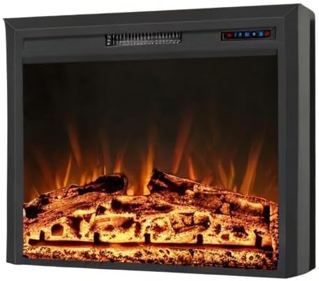 Psrimaster 28" Chimenea Eléctrica Insertable con Control Remoto y Táctil miniatura 7
