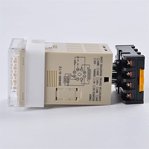Relais de minuterie DH48S-s à cycle répétitif pour réguler un automatisme 24V - 4