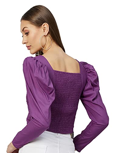 Image of Rare Women's Solid Regular Fit Blouse