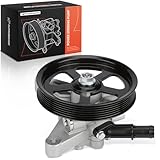 A-Premium Power Steering Pump with Pulley Compatible with Honda Odyssey 2005-2010, Pilot 2005-2008 & Acura MDX 2007-2013, V6 3.5L 3.7L, Replace # 56110RGL305, 56110RGLA01