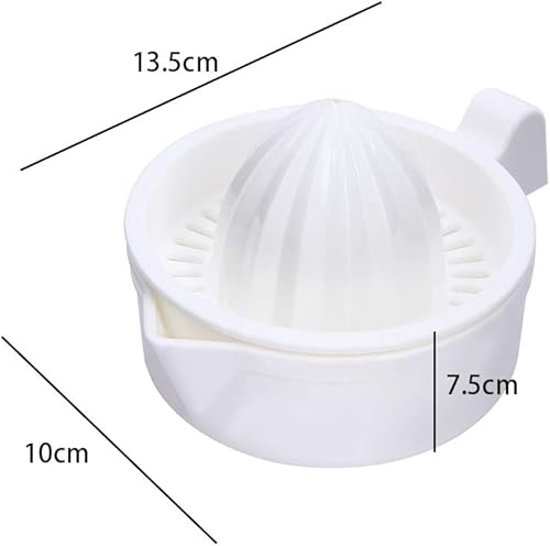 Miniatura 2 de Exprimidor de cítricos y naranja, mini exprimidor manual de plástico de doble capa de cítricos naranja limón fruta exprimidor manual con mango para