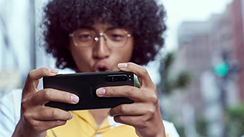 Sony Xperia 5 IV - Smartphone Android, Téléphone Portable Ecran 6.1 Pouces 21:9 Wide HDR OLED - Taux de rafraichissement de 120Hz - Triple Objectif (avec Un revêtement ZEISS T*) - 8Go RAM (Vert)