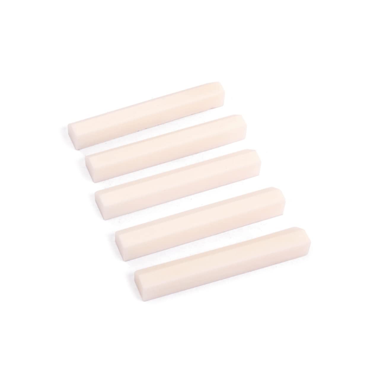 ifundom Diy Guitar Bone Nut Saddle Set 35x6.5x5mm Beef Bone Standard Tuning for Acoustic Guitar