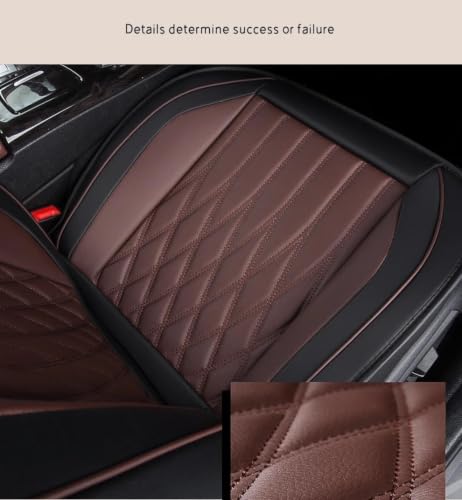 Housse de siège voiture en cuir PU 1 pièce universelle noire