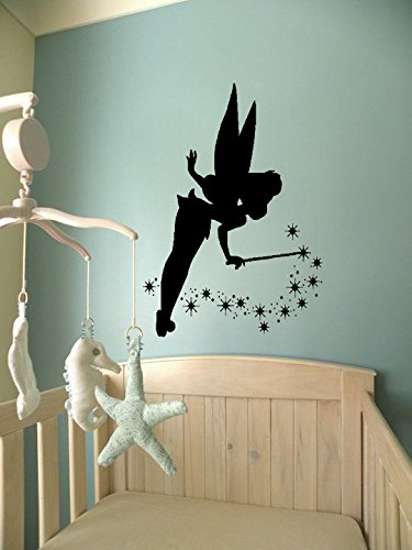 Magic Fairy Wall Decals Tinker Bell Sprinkle Pixie Dust Stickers Decorative Design Ideas for Your Home or Office Walls Removable Vinyl Murals DB0170