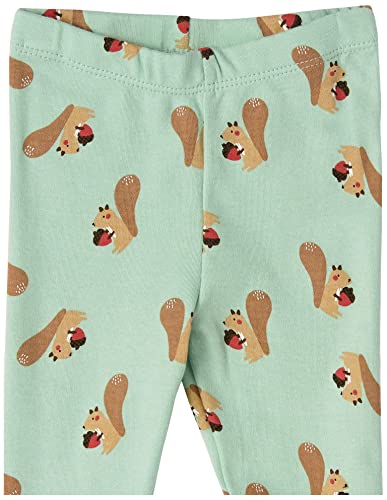 Amazon Essentials Unisex Babies' Leggings, Pack Of 5, Beige/Green/Big Stripe/Squirrel/Stripe, 6-9 Months #TOP3