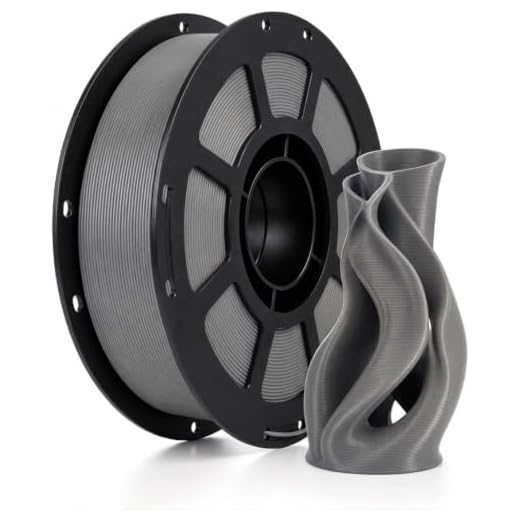 ⚡ Hotfine PLA+ Filament 1kg(2.2lbs)/Spool 1.75mm ±0.02(Grey)