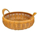 【Rangement polyvalent】Idéal pour fruits, , brioches vapeur, en bien plus encore, ce panier tressé est parfait pour la cuisine comme pour le salon.