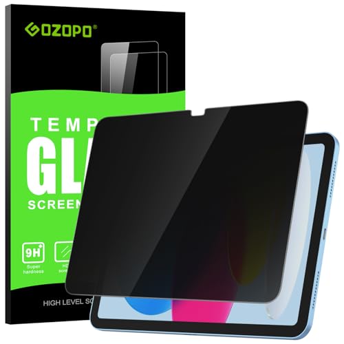 GOZOPO Privacy Screen Protector for iPad A16 11th Gen 2025/iPad 10th Gen