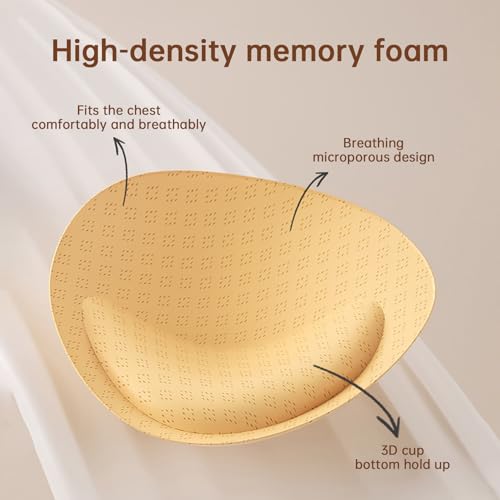 BeaGirl Super Thick Bra Pad Inserts Breathable Breast Enhancers Inserts for Women Bikini Sports Bra Push up3