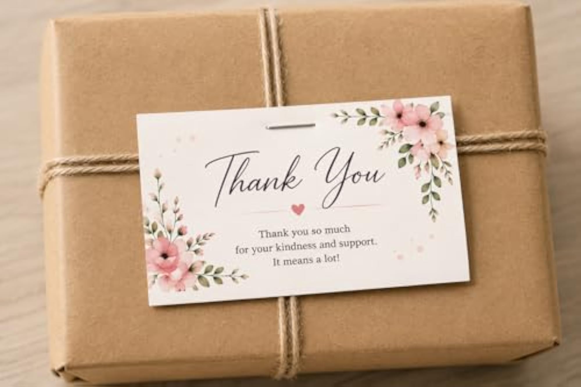 Thank You Cards for Packing and Gift Cards Set