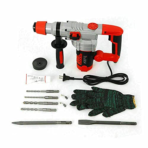 Bohrhammer, Professional Bohrhammer, 2200W Bohrmaschine Bohrhammer Elektrischer Hammer Schlagbohrer Mit Koffer, 50 Hz 0… – Bild 8