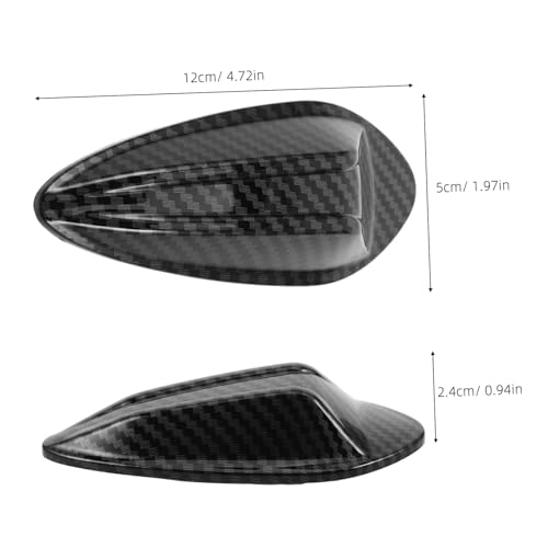 Cubierta de antena aleta de tiburón de ABS para coche, pack de 4 piezas con diseño elegante 2