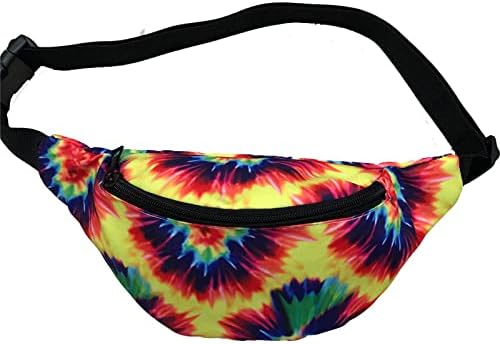 Nice Rainbow Bum Bag Waist Bag Fanny Pack - Cross Body Travel Festival Bag (Multicolour)