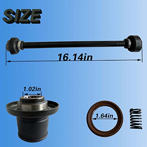 Suone Transmission Rear Drive Shaft Kit And Coupling Compatible With Hisun Utv500 Msu500 Utv700 Ys700 Include Oleman Cub Cadet Bennche Massimo Supermach Menards Yardspot Qlink Blg Muddy Tsc #TOP1