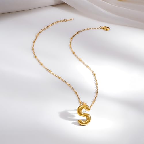 Image of Rubans Demi Fine Stainless Steel Alphabet Pendant CZ Gift for Women & Girls