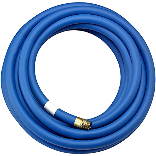 Underhill Ultramax Blue Premium 50 Foot Heavy Duty Garden Water Hose & Underhill Precision Cloudburst Solid Metal Hose End Nozzle With 3/4 Mht Fitting #TOP5