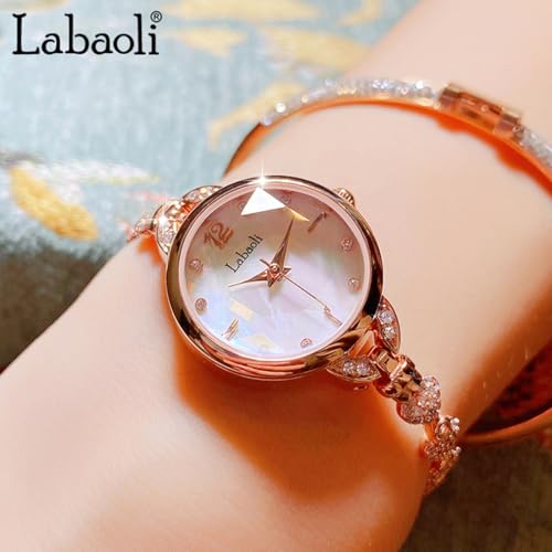 Watches for Women Green Bracelet Crystal Diamond Bangle Ladies Female Small Fashion Luxury Thin Waterproof Quartz Girls Wife Gifts Oval Gold Wrist Watch2
