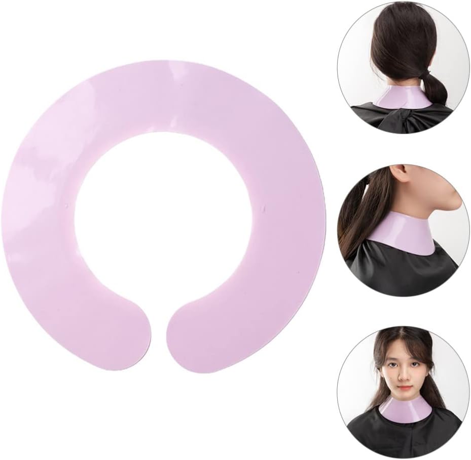 OSALADI Hair Cutting Kit Essential Silicone Neck Wrap Haircut Cape Barber Neck Strip Salon Apron