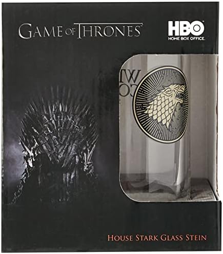 Pyramid International AFGP85055 Game Of Thrones (House Stark) Official Glass Stein, Paper, Multi-Colour, 21 x 21 x 1.3 cm