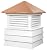 Good Directions Dover Vinyl Shiplap Cupola with Copper Roof 30" x 44"