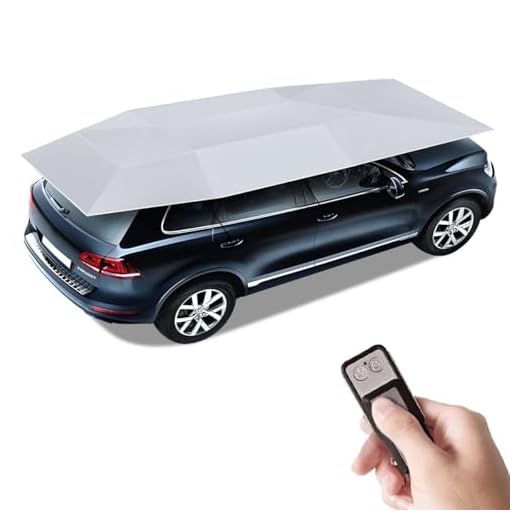 Remote-Controlled Car Umbrella Canopy
