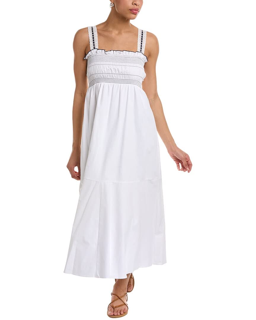 long sleeve high neck dress Living High | White Halter-Neck Maxi Dress With Long Sleeves