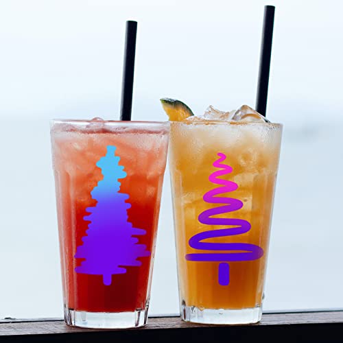 Ahijoy Color Changing Vinyl Permanent Adhesive Vinyl Bundle 12“X12 6 Pack/Colors Cold Sensitive Permanent Vinyl Sheets For Cricut Stickers Decals Cups Water Bottles #TOP4