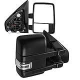 FEIPARTS Tow Mirrors Towing Mirrors Fit for 2004-2014 for Ford for F-150 Pickup Truck Towing Mirrors