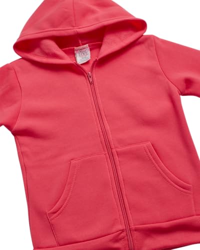Real Love Girls Sweatshirt - 2 Pack Soft Fleece Girls Zip Up Hoodie Sweatshirt - Casual Athletic Tops (Sizes 7-16)3