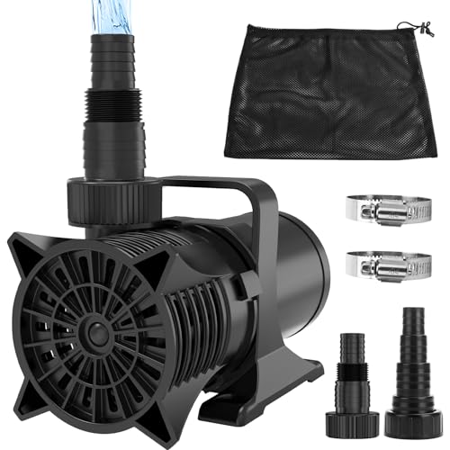 AquaMiracle 2700GPH Submersible Water Pump with Filter Bag