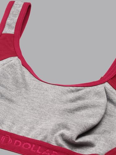 Image of Dollar Missy Pack of 2 Women's Cotton Wire-Free Moulded Sports Bra