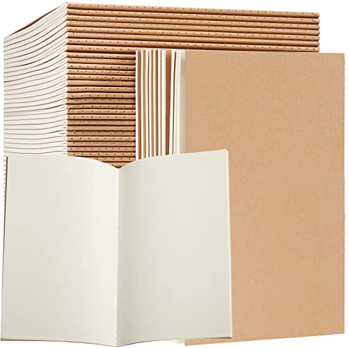 Carnets de notes en papier kraft A5 pour dessiner sans lignes et écrire sans limites