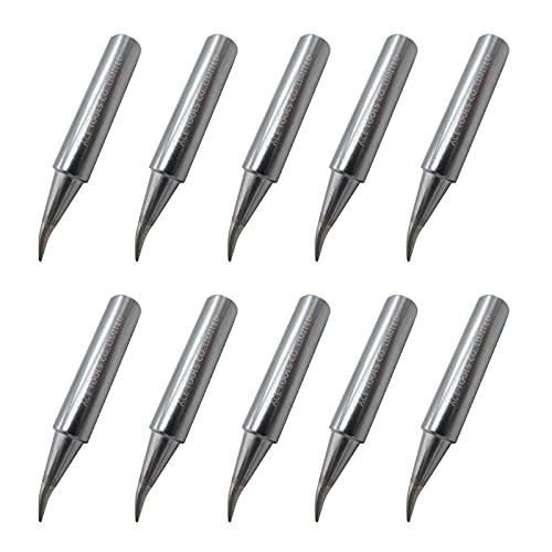Image of T18-BR02 Bent Conical 0.008 inch / 0.2mm Soldering Tip for FX-888 FX-888D FX-8801 FX-600 Baku 878-L2 FX888 FX888D FX8801 FX600 ACE Brand Solder Iron Tips (10)