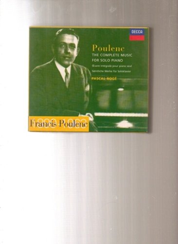 Poulenc: The Complete Music Solo Piano Extremes of The Soul