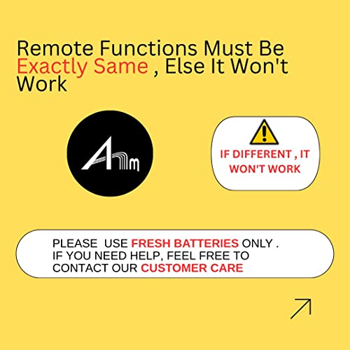 Image of ANM Remote Compatible for Voltas AC - Model:YK-H /006E (White) (Please Match Your Remote - Old Functions Must be Exactly Same - Else it Won't Work)