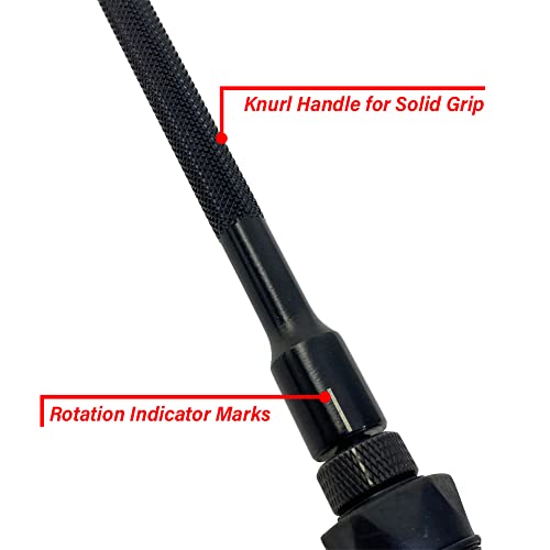 Pit Posse Carburetor Adjustment Tool| Pilot Screw Adjusting Motorcycle Air Mixture Carburetor Hand Tool| 110 Degree Angled Head #TOP3