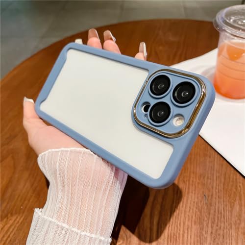 Coque antichoc iPhone 14 Pro Max en silicone souple à cadre renforcé pour objectif