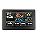 Produktbild Wetterstationen mit Außensensor, Thermometer Regenmesser Bunte digitale Farbdisplay mit Überwachungsuhren, Hygrometer, Mondphase, täglicher Alarm