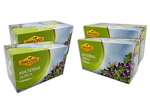 Upsy Wild Thyme Tea, 4 Packs of 20 Bags (80 Tea Bags), 2.2g Each, Herbal, Caffeine Free