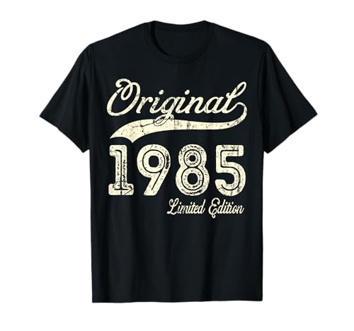 41th Birthday Gifts Men Women Vintage 1985 Original Parts T-Shirt