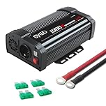 BYGD 1000W Convertisseur 12v 220v, Transformateur de Tension 12 à 230 onduleur Allume Cigare avec Prises CA et de 2 USB à Charge Rapide Voiture Convertisseur.