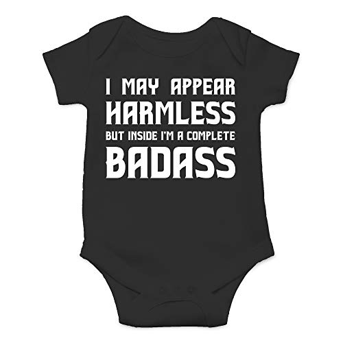 Image of CBTwear I May Appear Harmless - Baby Clothes - Funny Newborn Bodysuit Outfits for Boys and Girls