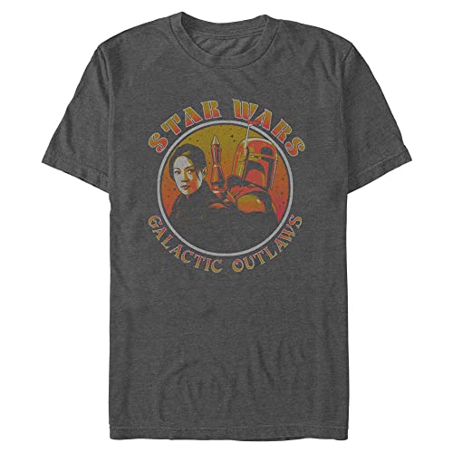 T-shirt Star Wars Galactic Outlaws homme en coton pour un confort quotidien