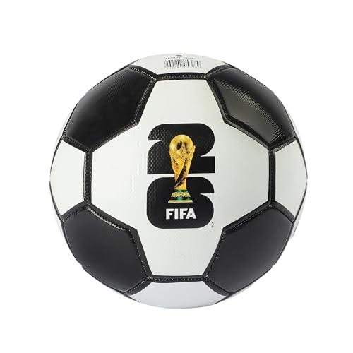 Image of Hamleys FIFA World Cup 2026 Official Licensed Merchandise | Size 5 Football | White Black Trophy